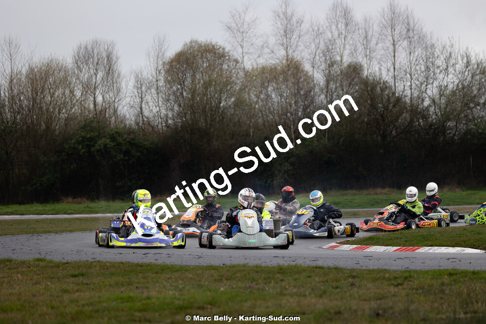 08/03/2026 : 1ère manche de l’Atlantic Trophée à Lescar (photos Marc Belly) 2026 — karting