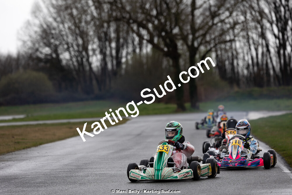08/03/2026 : 1ère manche de l’Atlantic Trophée à Lescar (photos Marc Belly) 2026 — karting