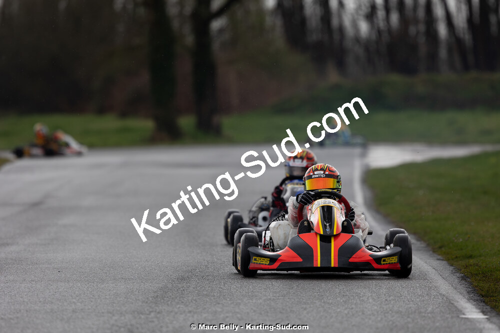 08/03/2026 : 1ère manche de l’Atlantic Trophée à Lescar (photos Marc Belly) 2026 — karting