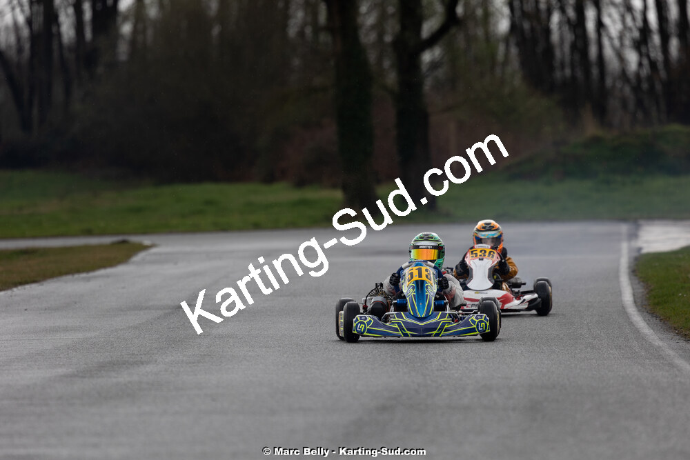 08/03/2026 : 1ère manche de l’Atlantic Trophée à Lescar (photos Marc Belly) 2026 — karting