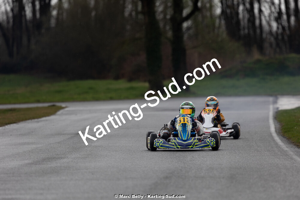 08/03/2026 : 1ère manche de l’Atlantic Trophée à Lescar (photos Marc Belly) 2026 — karting