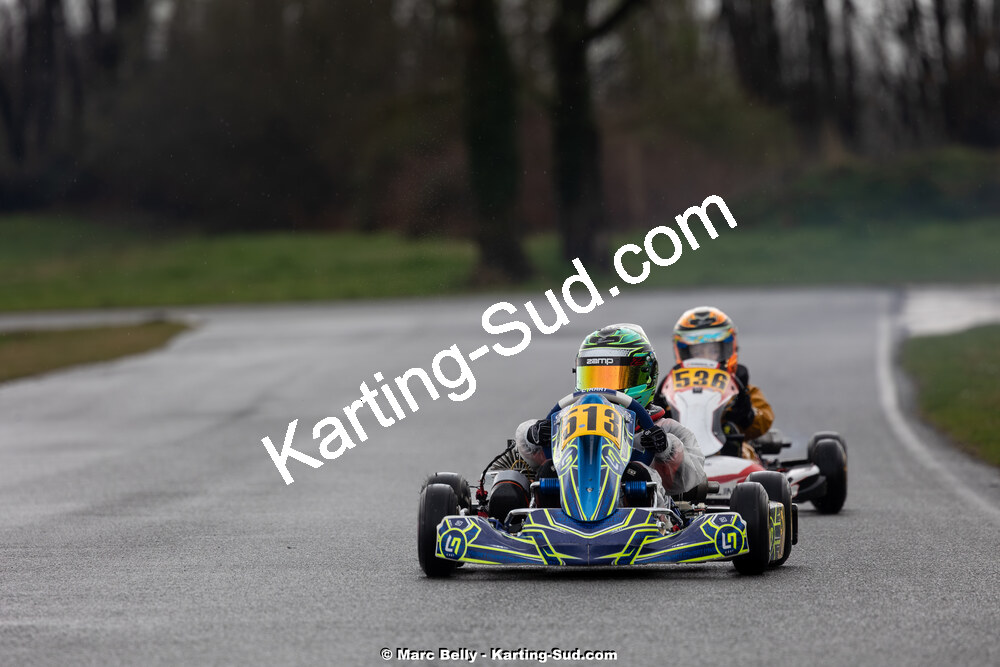 08/03/2026 : 1ère manche de l’Atlantic Trophée à Lescar (photos Marc Belly) 2026 — karting