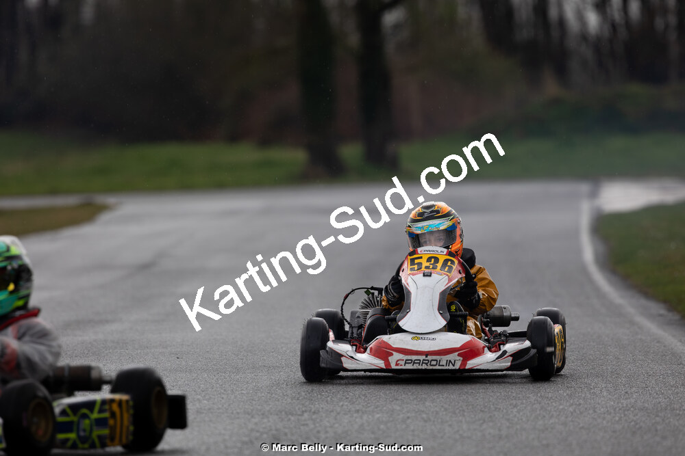08/03/2026 : 1ère manche de l’Atlantic Trophée à Lescar (photos Marc Belly) 2026 — karting