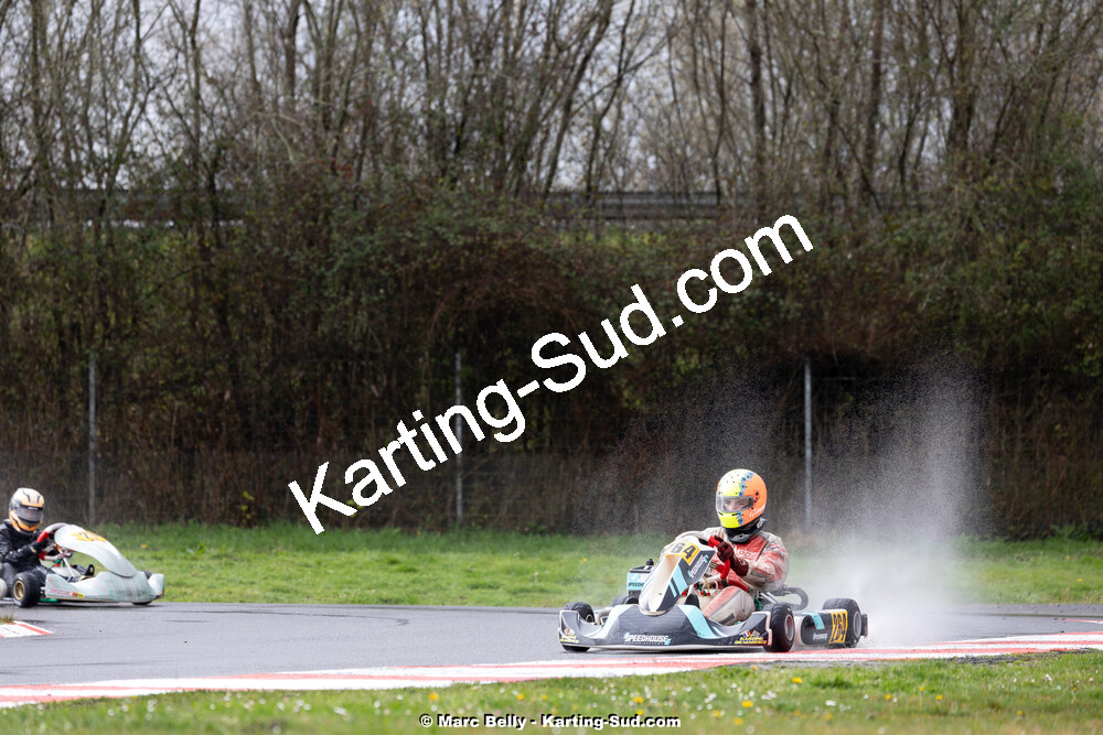 08/03/2026 : 1ère manche de l’Atlantic Trophée à Lescar (photos Marc Belly) 2026 — karting