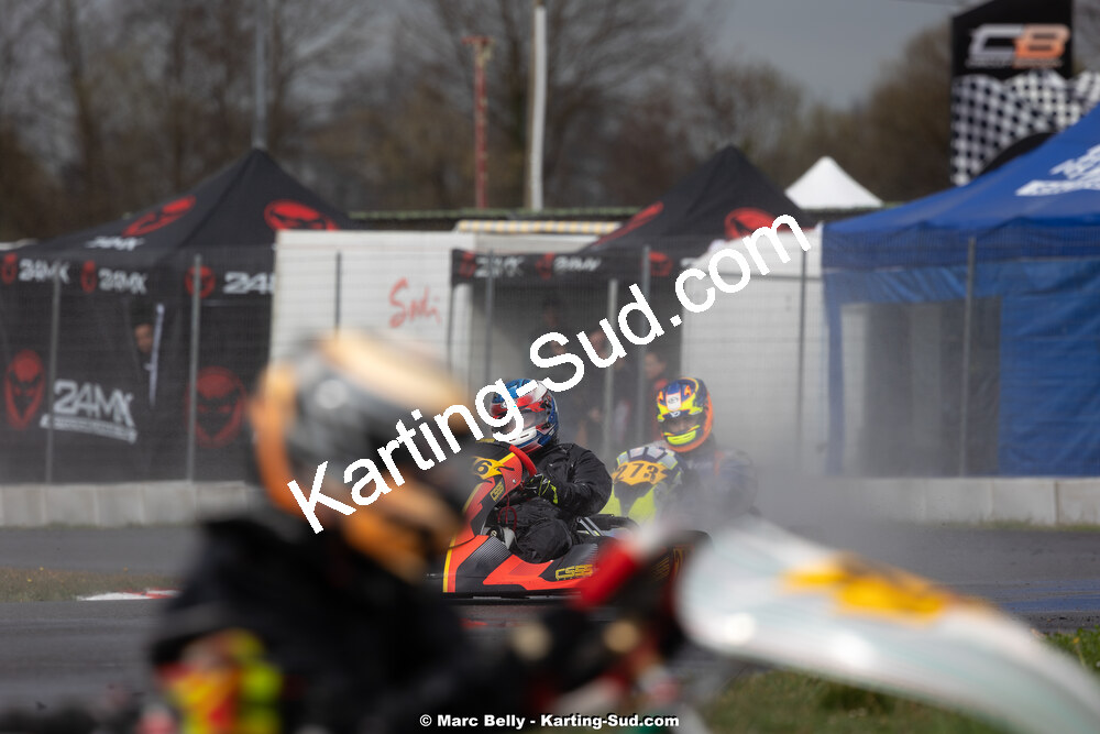 08/03/2026 : 1ère manche de l’Atlantic Trophée à Lescar (photos Marc Belly) 2026 — karting