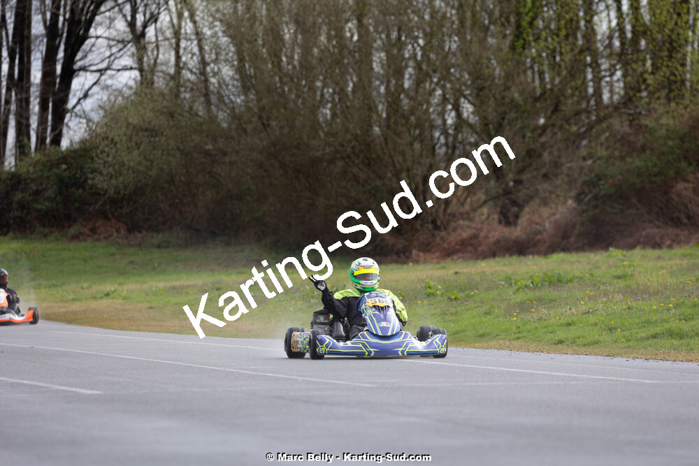 08/03/2026 : 1ère manche de l’Atlantic Trophée à Lescar (photos Marc Belly) 2026 — karting