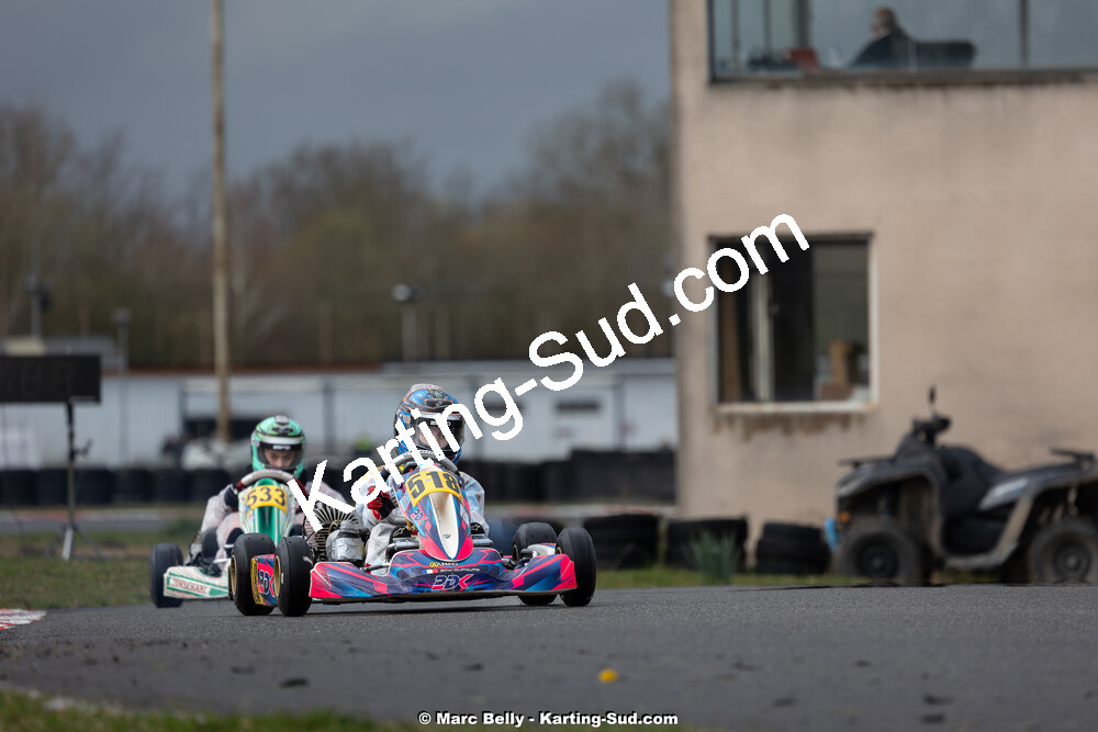08/03/2026 : 1ère manche de l’Atlantic Trophée à Lescar (photos Marc Belly) 2026 — karting