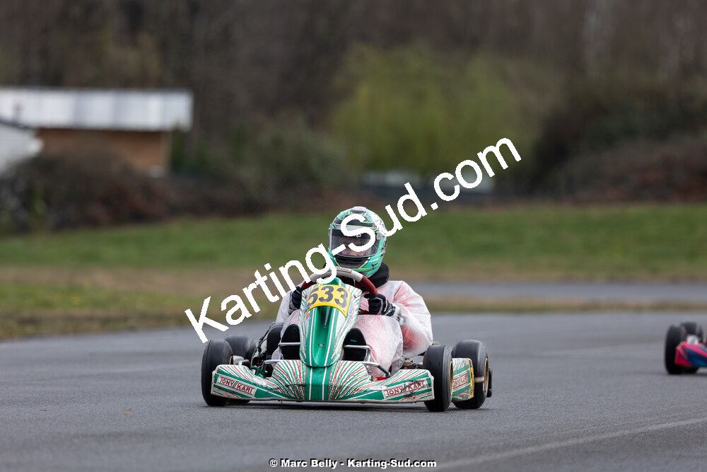 08/03/2026 : 1ère manche de l’Atlantic Trophée à Lescar (photos Marc Belly) 2026 — karting