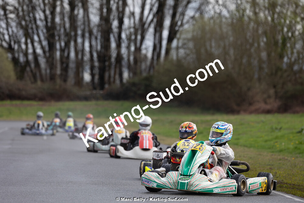 08/03/2026 : 1ère manche de l’Atlantic Trophée à Lescar (photos Marc Belly) 2026 — karting
