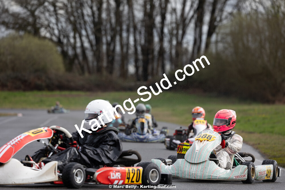 08/03/2026 : 1ère manche de l’Atlantic Trophée à Lescar (photos Marc Belly) 2026 — karting