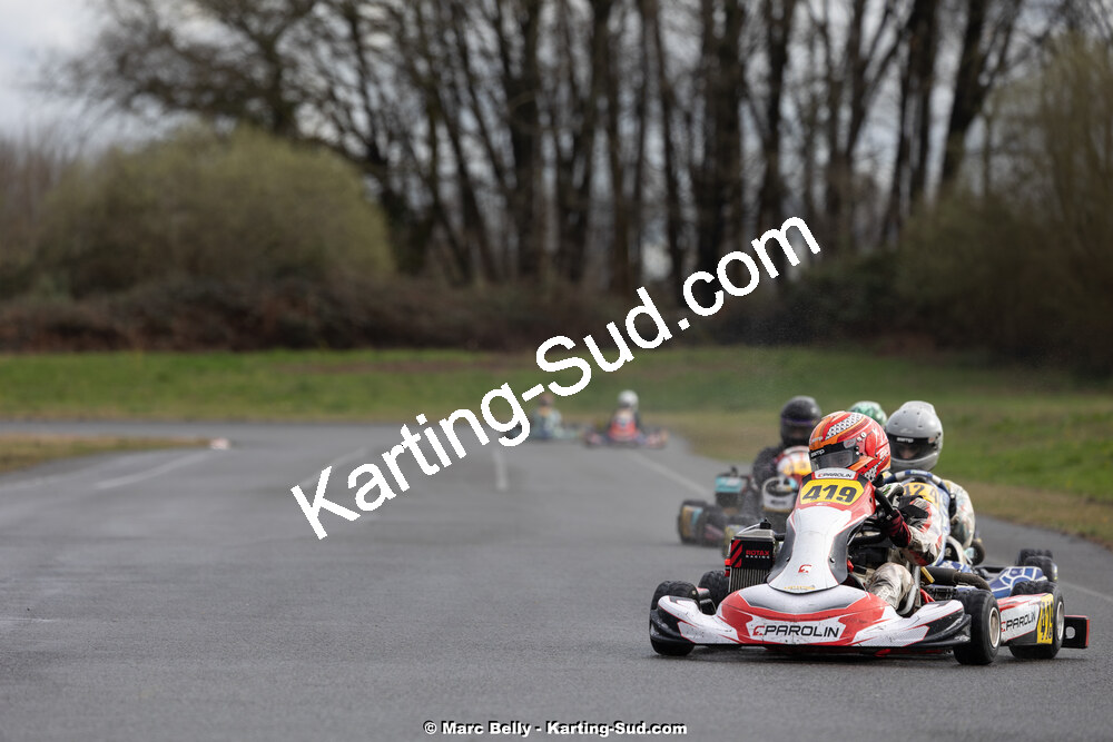 08/03/2026 : 1ère manche de l’Atlantic Trophée à Lescar (photos Marc Belly) 2026 — karting