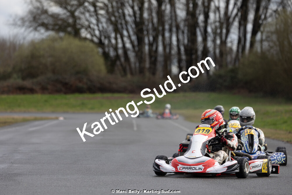 08/03/2026 : 1ère manche de l’Atlantic Trophée à Lescar (photos Marc Belly) 2026 — karting