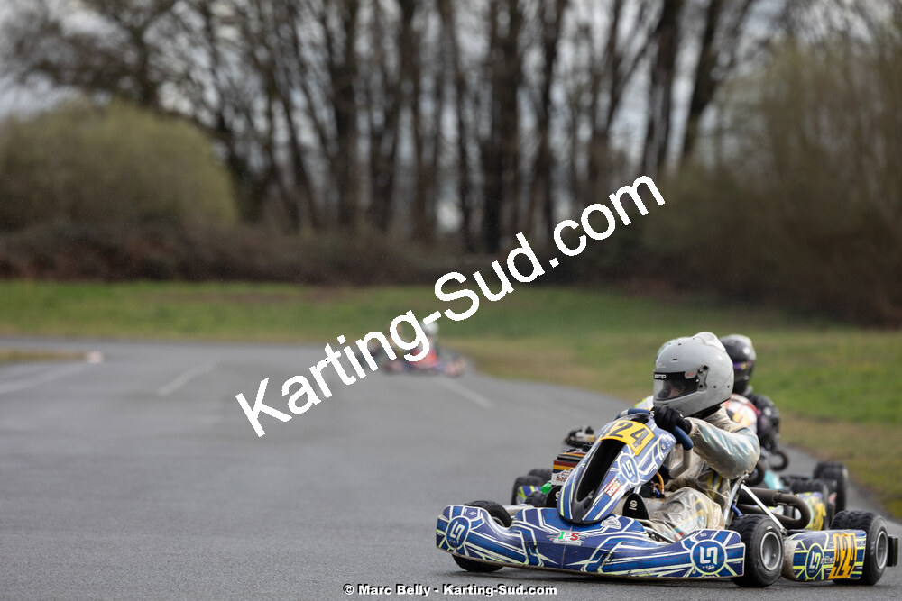 08/03/2026 : 1ère manche de l’Atlantic Trophée à Lescar (photos Marc Belly) 2026 — karting