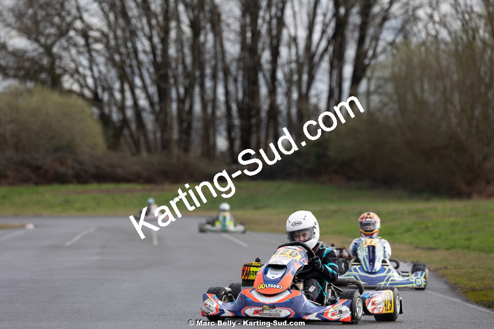 08/03/2026 : 1ère manche de l’Atlantic Trophée à Lescar (photos Marc Belly) 2026 — karting