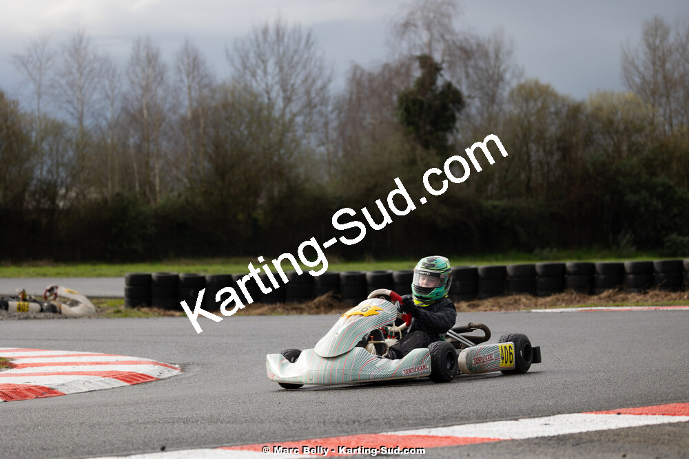 08/03/2026 : 1ère manche de l’Atlantic Trophée à Lescar (photos Marc Belly) 2026 — karting