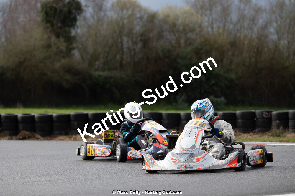 08/03/2026 : 1ère manche de l’Atlantic Trophée à Lescar (photos Marc Belly) 2026 — karting