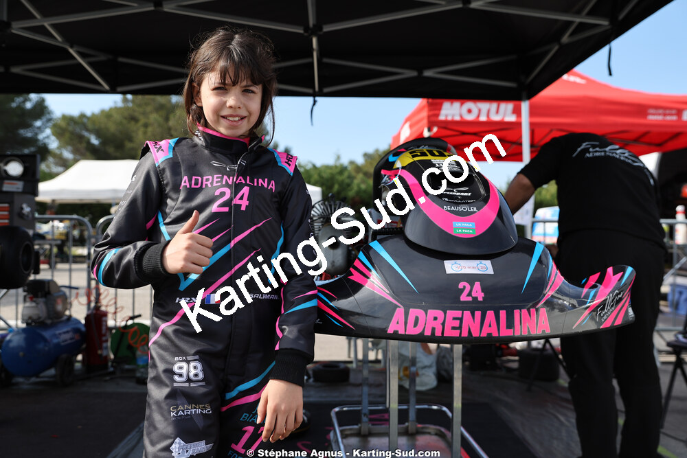 Lina SALAMANCA — 21 & 22/03/2026 : 2ème manche Championnat de Ligue PACA au Paul Ricard (photos Stéphane Agnus) 2026 — karting