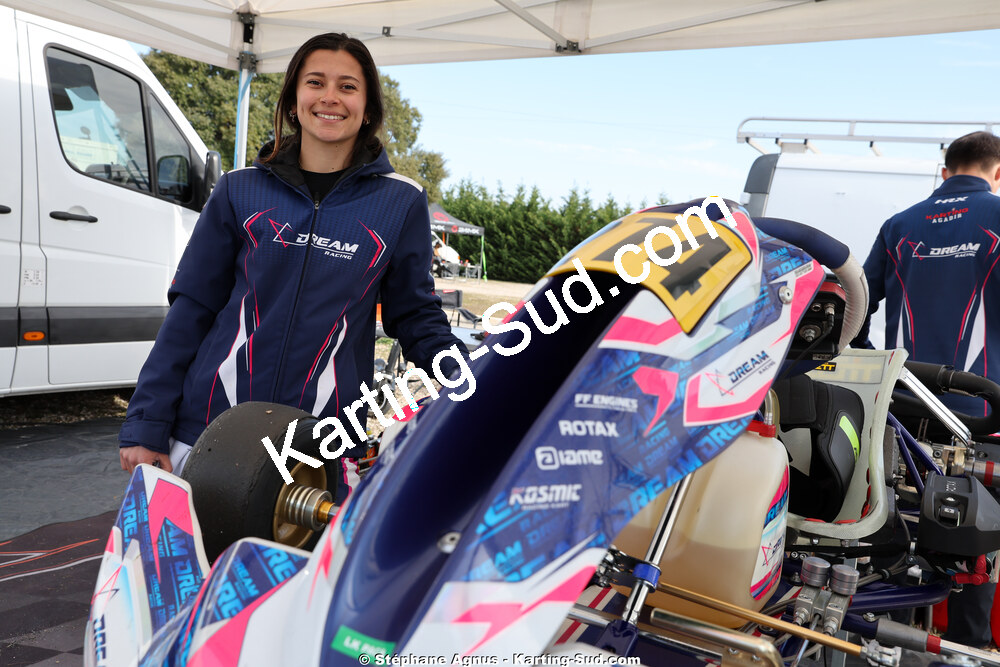 Axelle DEBONO — 21 & 22/03/2026 : 2ème manche Championnat de Ligue PACA au Paul Ricard (photos Stéphane Agnus) 2026 — karting