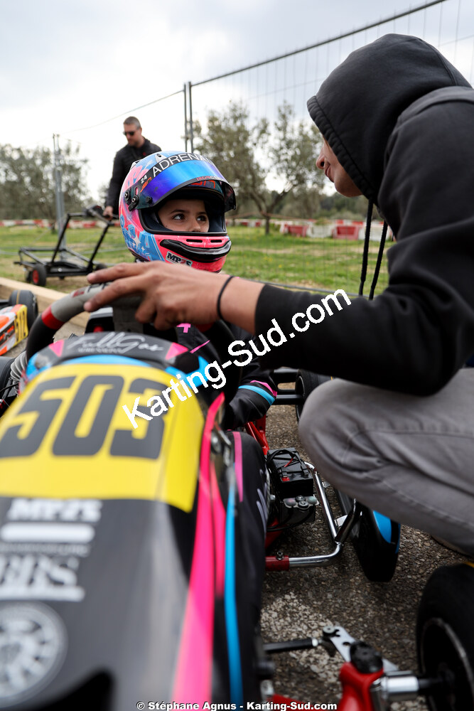 Lina SALAMANCA — 21 & 22/03/2026 : 2ème manche Championnat de Ligue PACA au Paul Ricard (photos Stéphane Agnus) 2026 — karting
