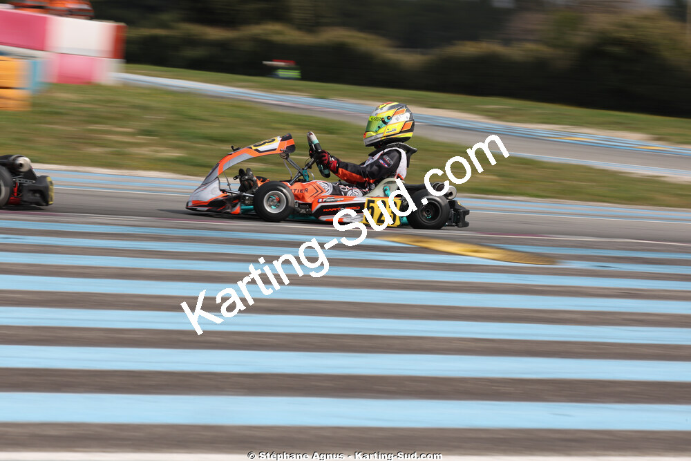 Owen FRONTIER — 21 & 22/03/2026 : 2ème manche Championnat de Ligue PACA au Paul Ricard (photos Stéphane Agnus) 2026 — karting