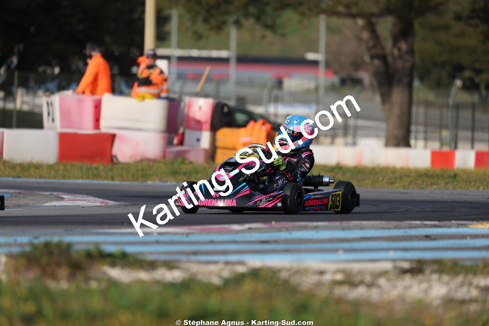 Lina SALAMANCA — 21 & 22/03/2026 : 2ème manche Championnat de Ligue PACA au Paul Ricard (photos Stéphane Agnus) 2026 — karting