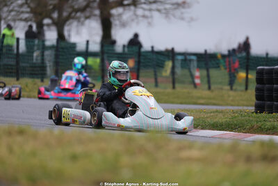 Liam BERDINEL — 28 & 29/03/2026 : 2ème manche Championnat du Sud 2026 à Belmont sur Rance (photos Stéphane Agnus) 2026 — karting