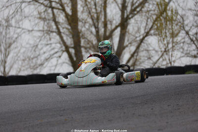 Liam BERDINEL — 28 & 29/03/2026 : 2ème manche Championnat du Sud 2026 à Belmont sur Rance (photos Stéphane Agnus) 2026 — karting