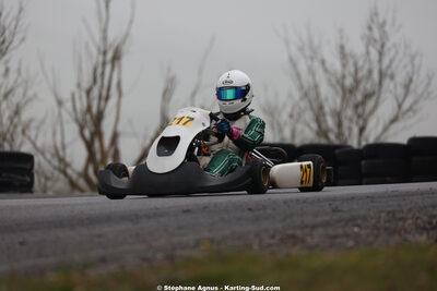 Arthur GUYON TIEULIE — 28 & 29/03/2026 : 2ème manche Championnat du Sud 2026 à Belmont sur Rance (photos Stéphane Agnus) 2026 — karting