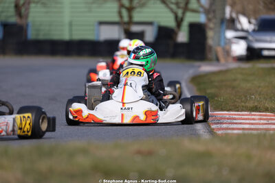Hugo BERGERON — 28 & 29/03/2026 : 2ème manche Championnat du Sud 2026 à Belmont sur Rance (photos Stéphane Agnus) 2026 — karting