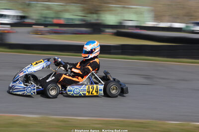 Jules BAQUE — 28 & 29/03/2026 : 2ème manche Championnat du Sud 2026 à Belmont sur Rance (photos Stéphane Agnus) 2026 — karting