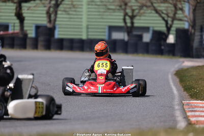 Matheo COURBIERES — 28 & 29/03/2026 : 2ème manche Championnat du Sud 2026 à Belmont sur Rance (photos Stéphane Agnus) 2026 — karting