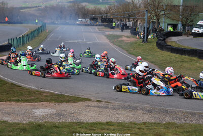 KA100 — 28 & 29/03/2026 : 2ème manche Championnat du Sud 2026 à Belmont sur Rance (photos Stéphane Agnus) 2026 — karting