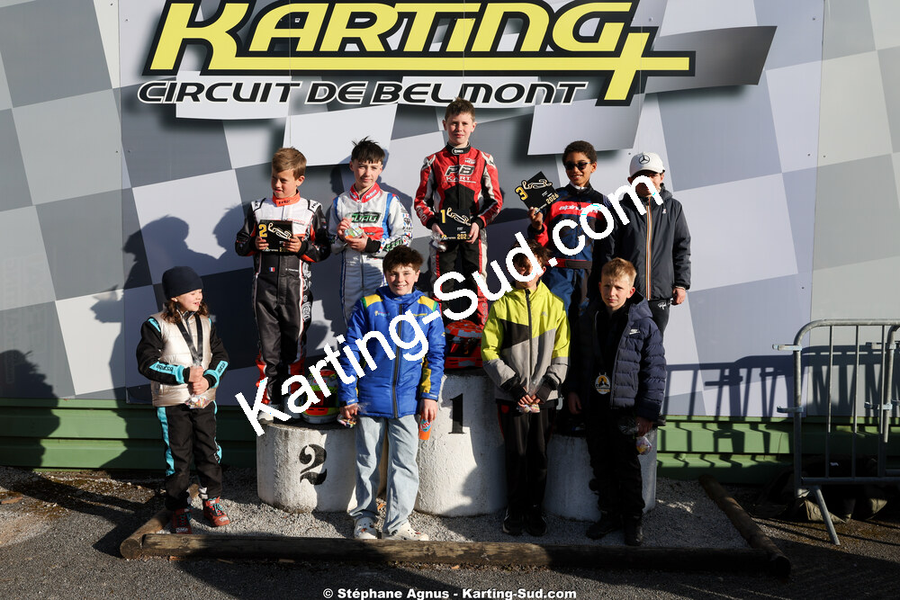 Aaron BORDANOVA, Lucas REDOUTE, Mathis MESPOULEDE et 1 autre — 28 & 29/03/2026 : 2ème manche Championnat du Sud 2026 à Belmont sur Rance (photos Stéphane Agnus) 2026 — karting