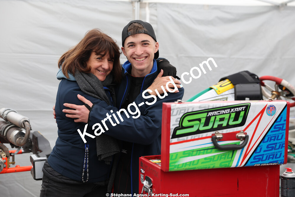 Sandrine SUAU — 28 & 29/03/2026 : 2ème manche Championnat du Sud 2026 à Belmont sur Rance (photos Stéphane Agnus) 2026 — karting