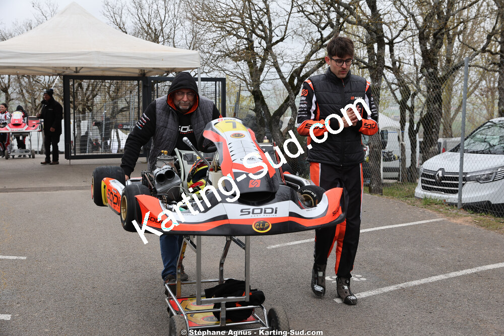 Bastien VEZINET — 28 & 29/03/2026 : 2ème manche Championnat du Sud 2026 à Belmont sur Rance (photos Stéphane Agnus) 2026 — karting