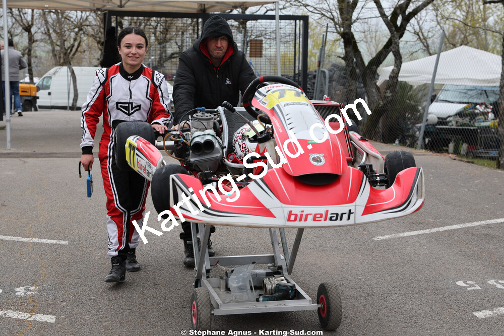 Marine APOUX — 28 & 29/03/2026 : 2ème manche Championnat du Sud 2026 à Belmont sur Rance (photos Stéphane Agnus) 2026 — karting
