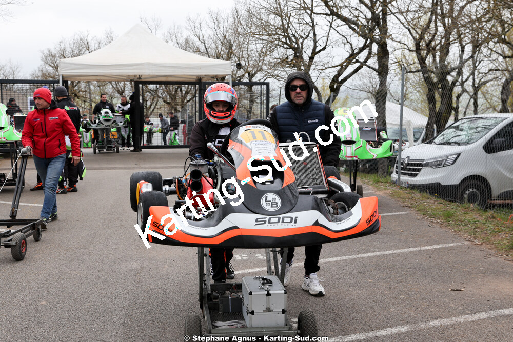 Laura BOURGUET — 28 & 29/03/2026 : 2ème manche Championnat du Sud 2026 à Belmont sur Rance (photos Stéphane Agnus) 2026 — karting
