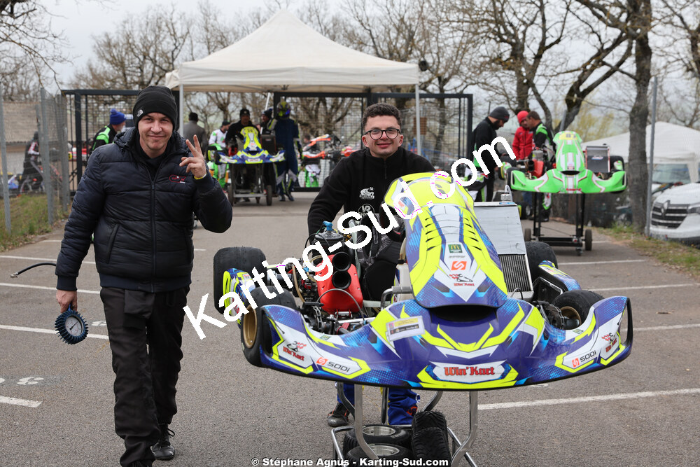 Arthur EHRET, Guillaume POUS — 28 & 29/03/2026 : 2ème manche Championnat du Sud 2026 à Belmont sur Rance (photos Stéphane Agnus) 2026 — karting
