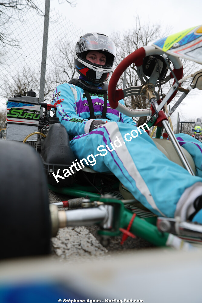 Ines POLI — 28 & 29/03/2026 : 2ème manche Championnat du Sud 2026 à Belmont sur Rance (photos Stéphane Agnus) 2026 — karting