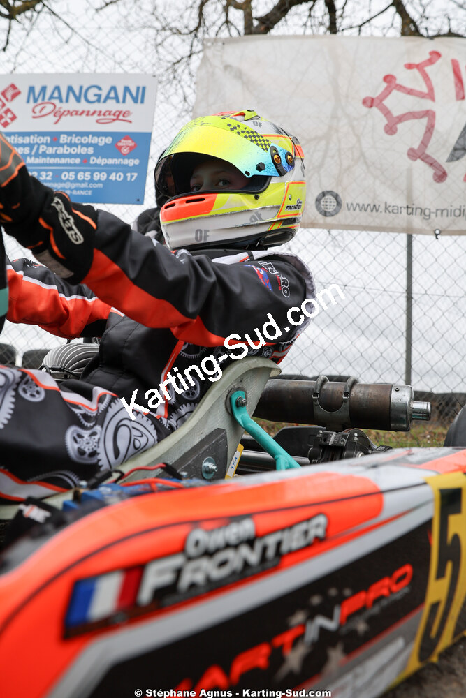 Owen FRONTIER — 28 & 29/03/2026 : 2ème manche Championnat du Sud 2026 à Belmont sur Rance (photos Stéphane Agnus) 2026 — karting