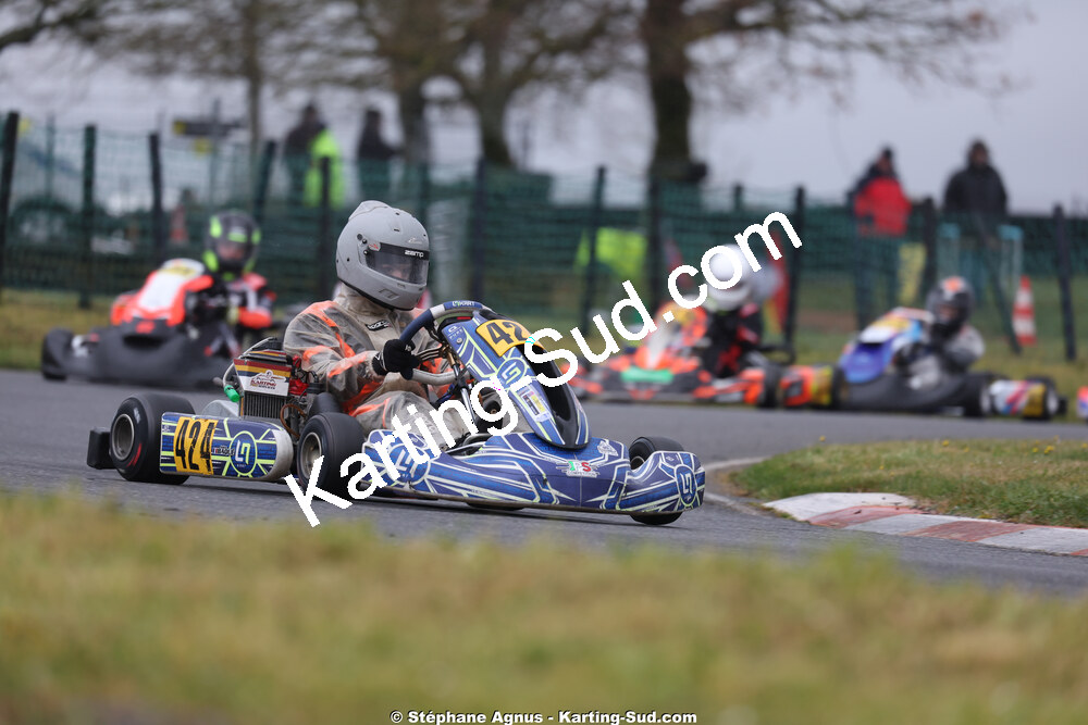 Jules BAQUE — 28 & 29/03/2026 : 2ème manche Championnat du Sud 2026 à Belmont sur Rance (photos Stéphane Agnus) 2026 — karting