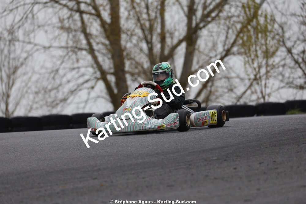 Liam BERDINEL — 28 & 29/03/2026 : 2ème manche Championnat du Sud 2026 à Belmont sur Rance (photos Stéphane Agnus) 2026 — karting