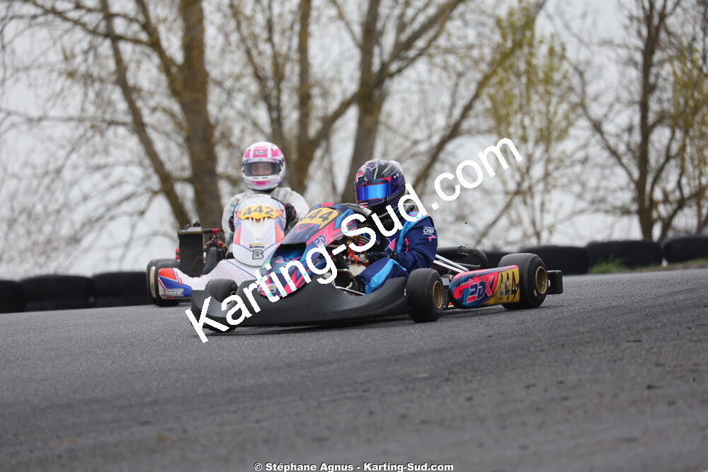 Nathan BELLANGER — 28 & 29/03/2026 : 2ème manche Championnat du Sud 2026 à Belmont sur Rance (photos Stéphane Agnus) 2026 — karting