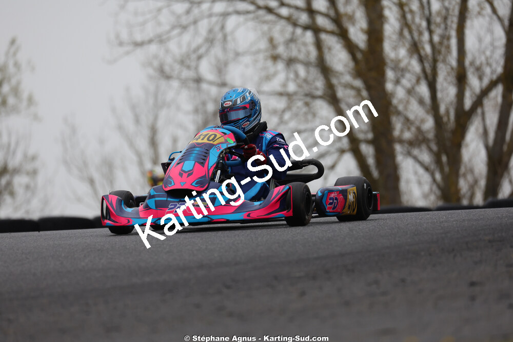Noam BOUSBAINE — 28 & 29/03/2026 : 2ème manche Championnat du Sud 2026 à Belmont sur Rance (photos Stéphane Agnus) 2026 — karting
