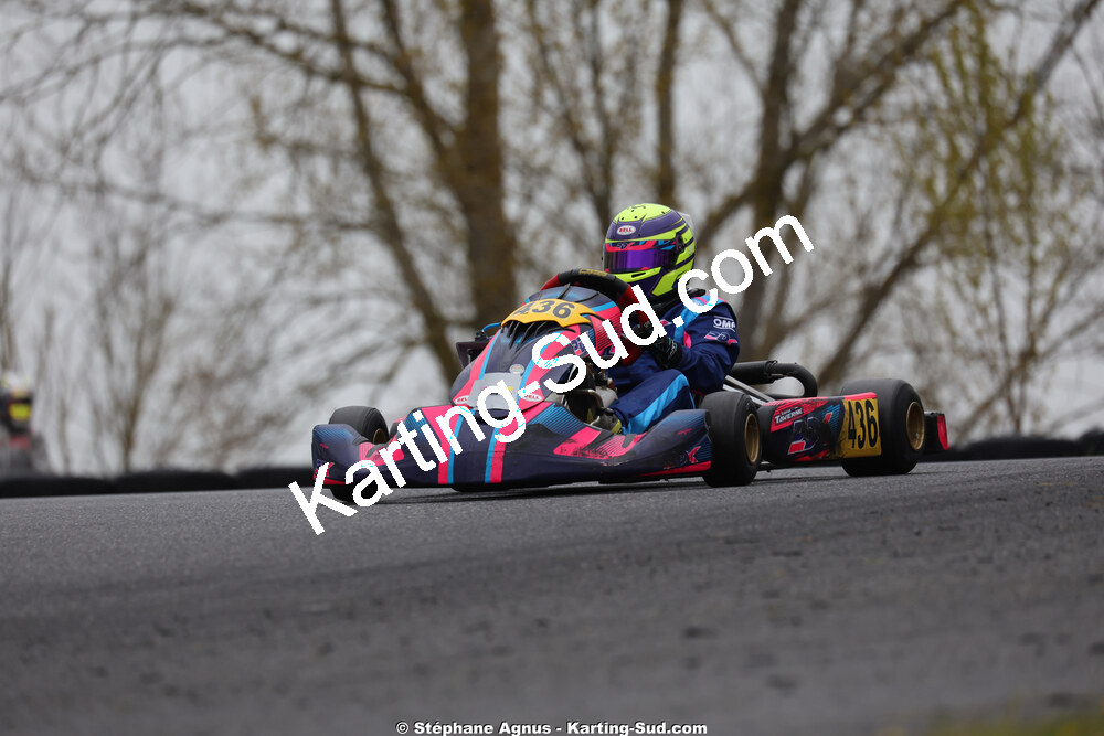 Loucas TAVERNE — 28 & 29/03/2026 : 2ème manche Championnat du Sud 2026 à Belmont sur Rance (photos Stéphane Agnus) 2026 — karting