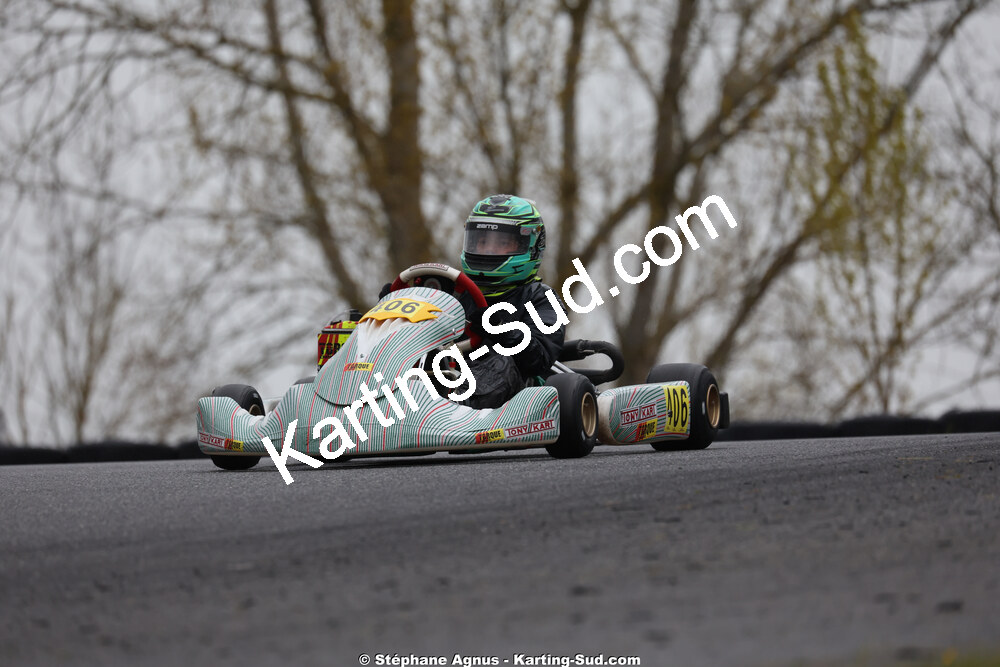 Liam BERDINEL — 28 & 29/03/2026 : 2ème manche Championnat du Sud 2026 à Belmont sur Rance (photos Stéphane Agnus) 2026 — karting