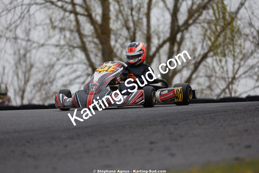 Arthur BENOIT — 28 & 29/03/2026 : 2ème manche Championnat du Sud 2026 à Belmont sur Rance (photos Stéphane Agnus) 2026 — karting
