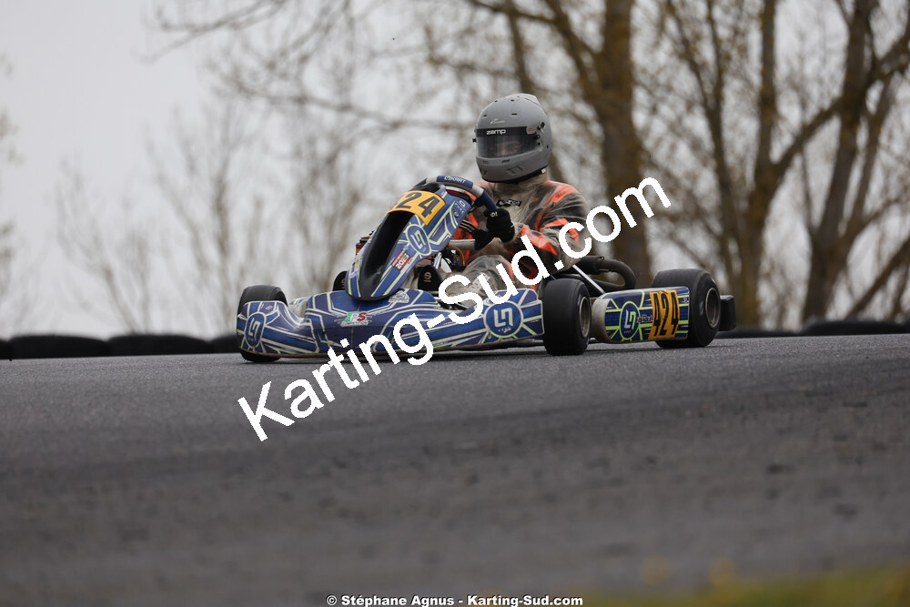 Jules BAQUE — 28 & 29/03/2026 : 2ème manche Championnat du Sud 2026 à Belmont sur Rance (photos Stéphane Agnus) 2026 — karting