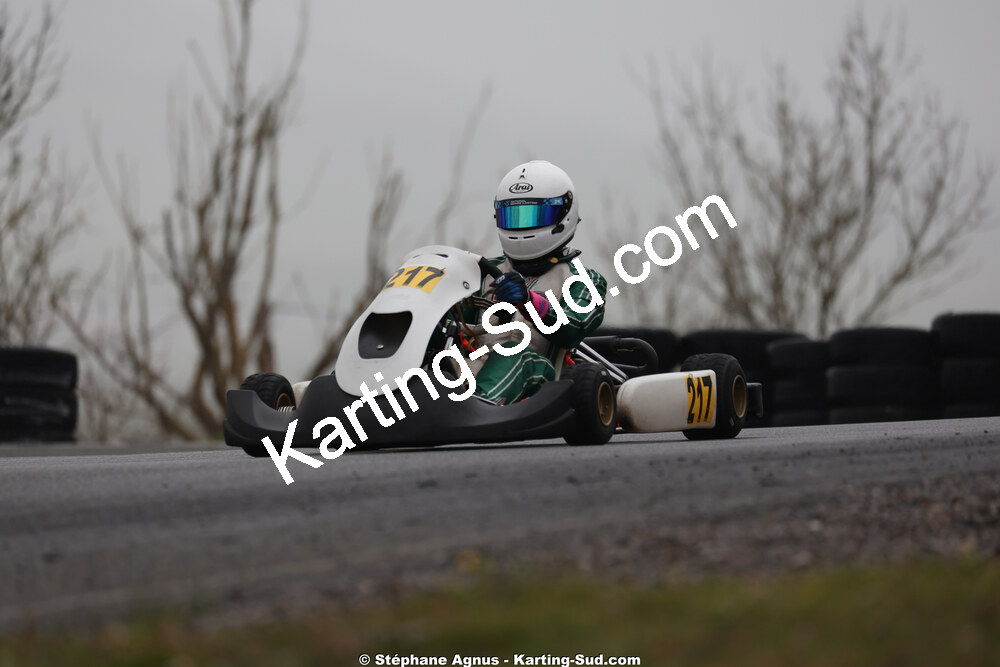 Arthur GUYON TIEULIE — 28 & 29/03/2026 : 2ème manche Championnat du Sud 2026 à Belmont sur Rance (photos Stéphane Agnus) 2026 — karting