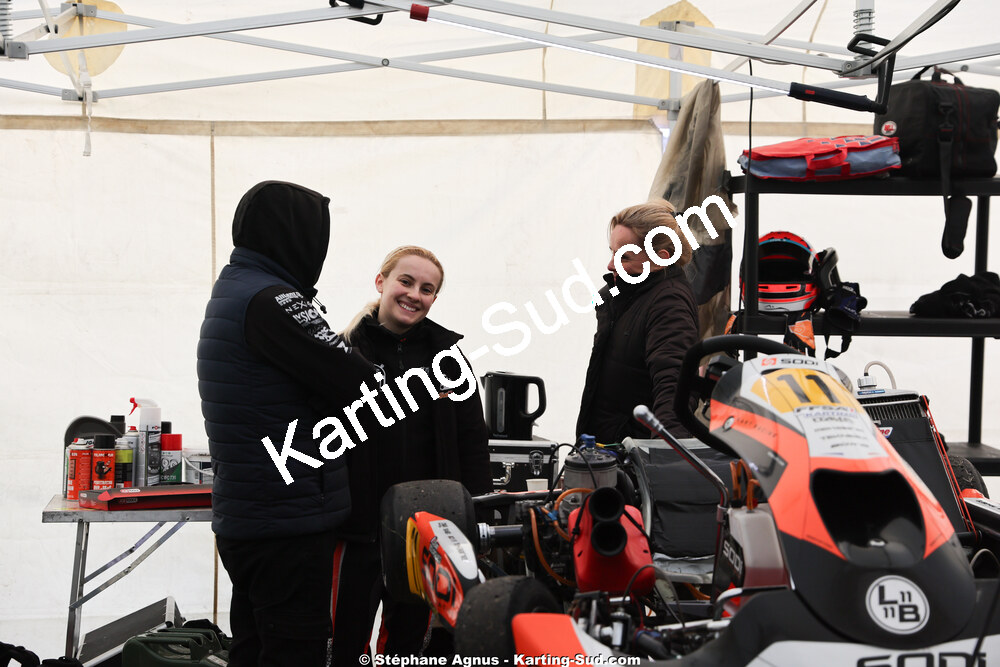 Laura BOURGUET — 28 & 29/03/2026 : 2ème manche Championnat du Sud 2026 à Belmont sur Rance (photos Stéphane Agnus) 2026 — karting
